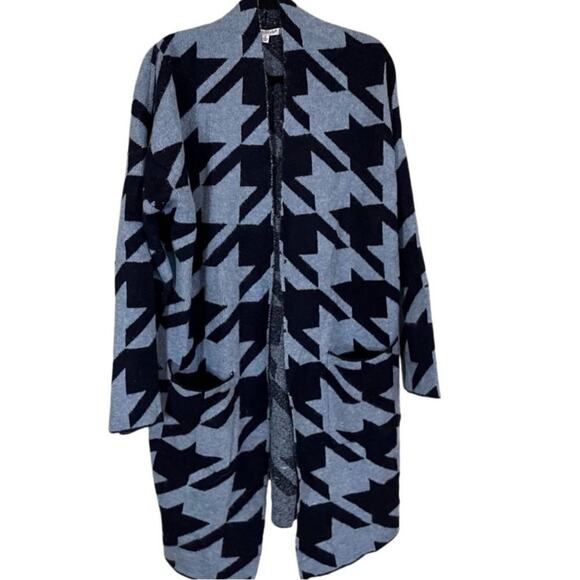 Birch NY Blue & Black sweater duster, Size 1X, new with tag - Picture 5 of 8